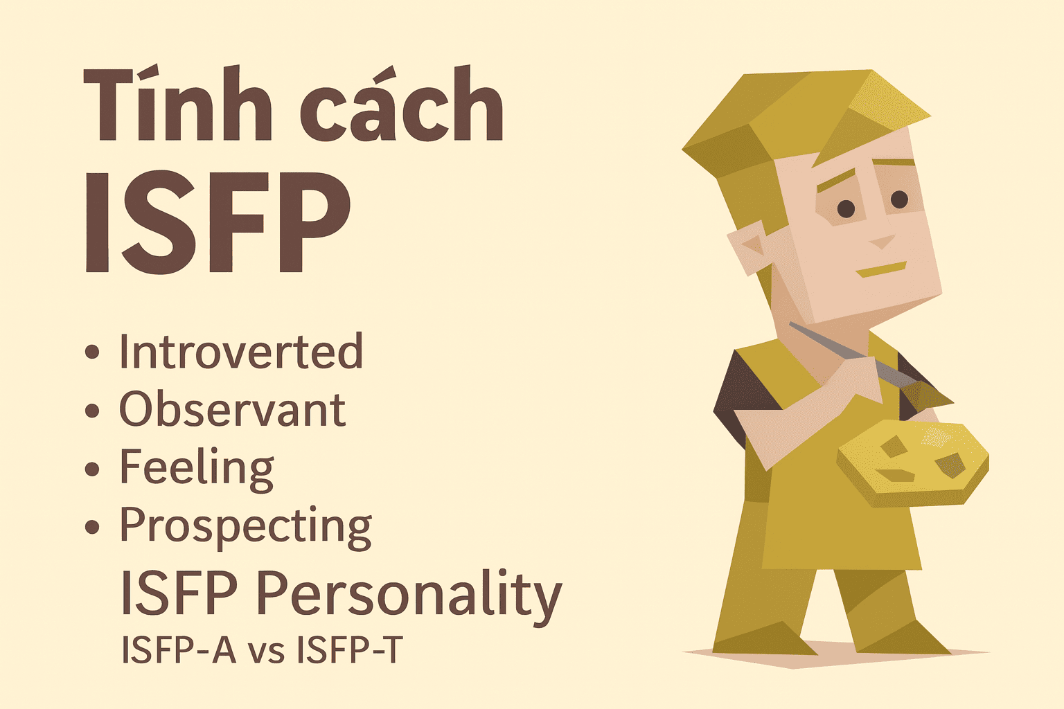 ISFP hợp với nghề nghiệp nào nhất
