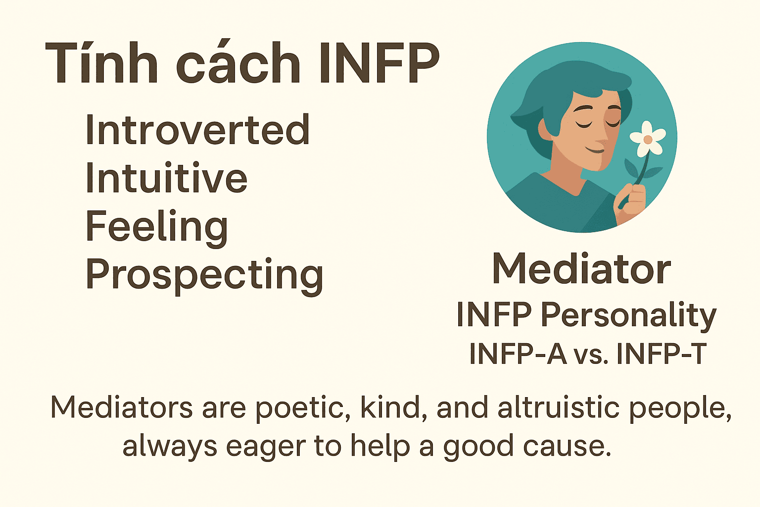 INFP hợp với nhóm tính cách nào