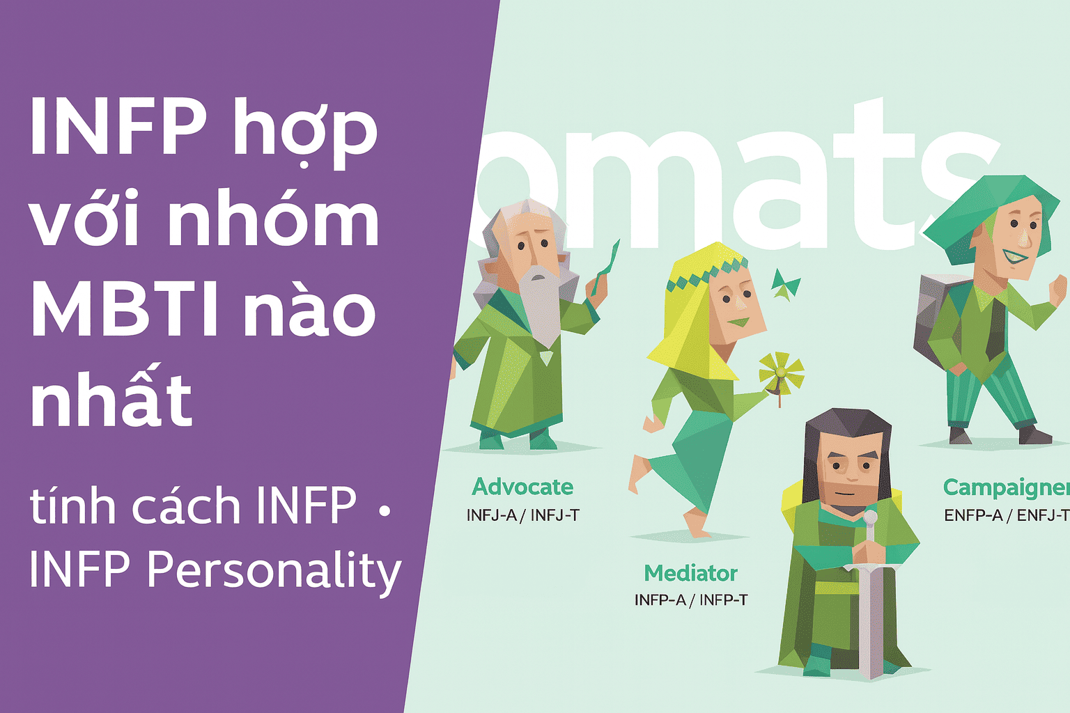 INFP hợp với nhóm MBTI nào nhất