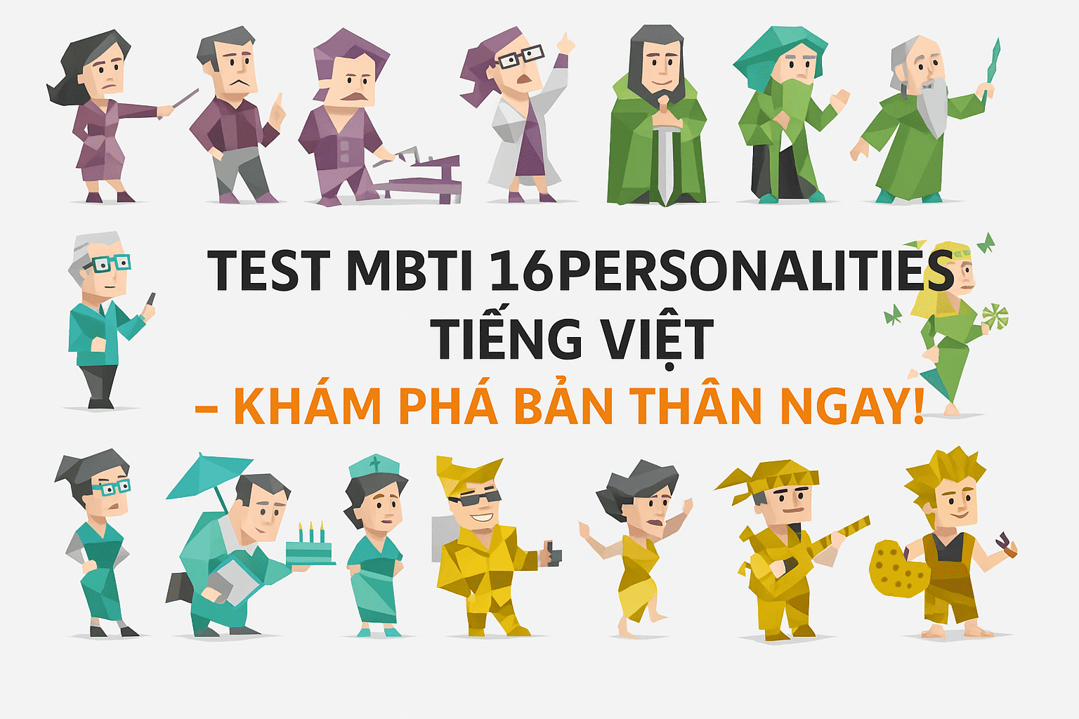 làm bài test MBTI tiếng Việt